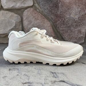 MERRELL FLY STIKE 2 TRAIL RUNNING SHOES Athletic Lightweight Breathable In Cream